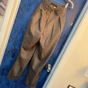 High waisted trousers